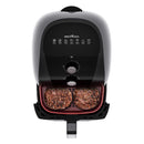Fritadeira Elétrica Sem Óleo Air Fryer Britânia 5.5L 1500W BFR50 Redstone Preto com Inox 127V