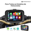 Tela Multimidia Moto com CarPlay e Android Auto | MaxTela Pro Moto 1.0 | + Brinde Exclusivo