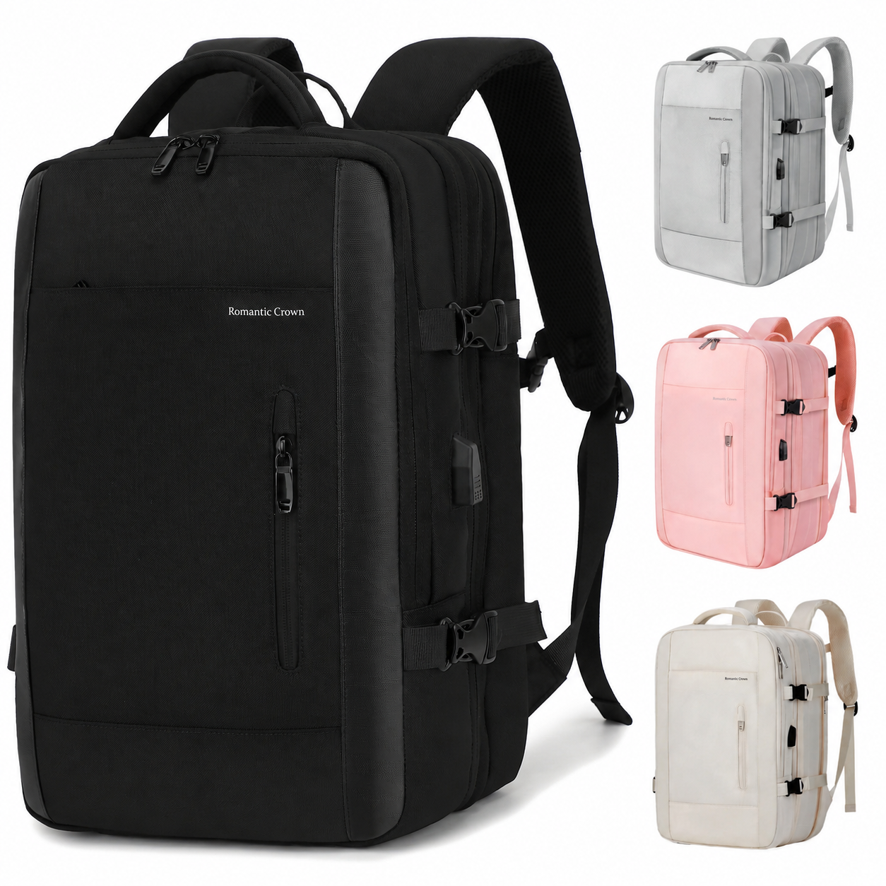 Mochila de Viagem Expansível — visão geral