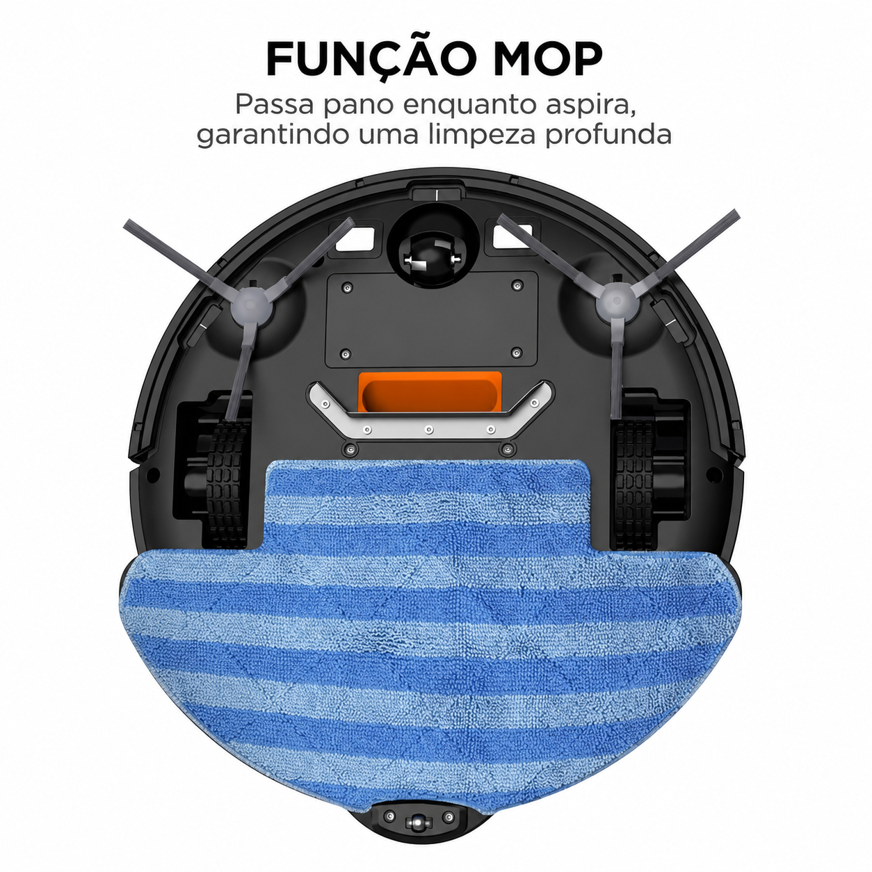 Função Mop: passa pano enquanto aspira