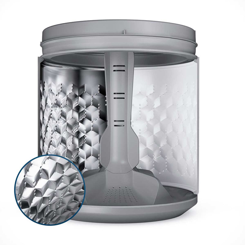 Máquina de Lavar Electrolux 14Kg Essential Care Cesto Inox LED14 Branca 127V