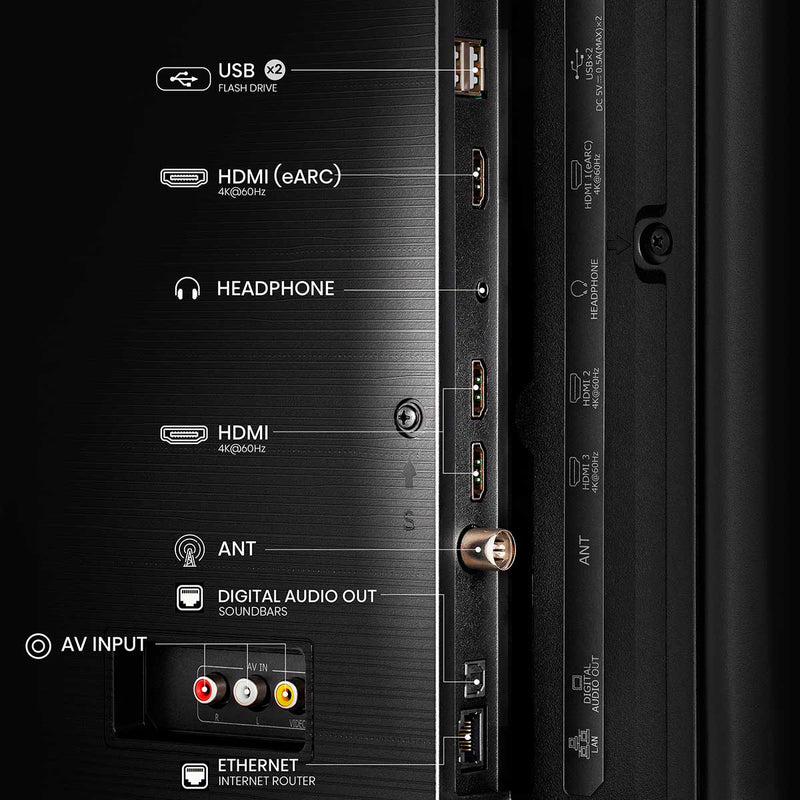 Hisense Smart TV UHD 4K 50 Polegadas 50A6K HDR10+ Dolby Vision Controle por Voz Compatível com Alexa