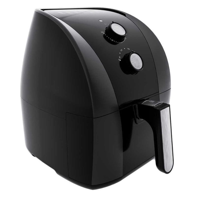 Fritadeira Elétrica Sem Óleo Air Fryer Britânia 5.5L 1500W BFR50 Redstone Preto com Inox 127V