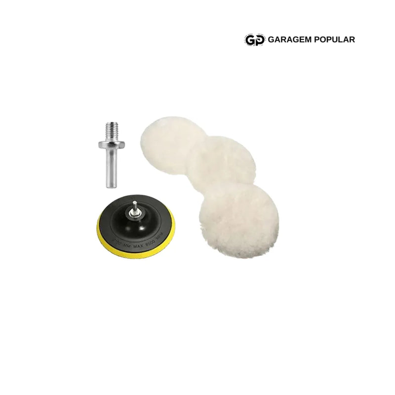 Kit de Discos de Polimento para Carro - Brilho e Proteção