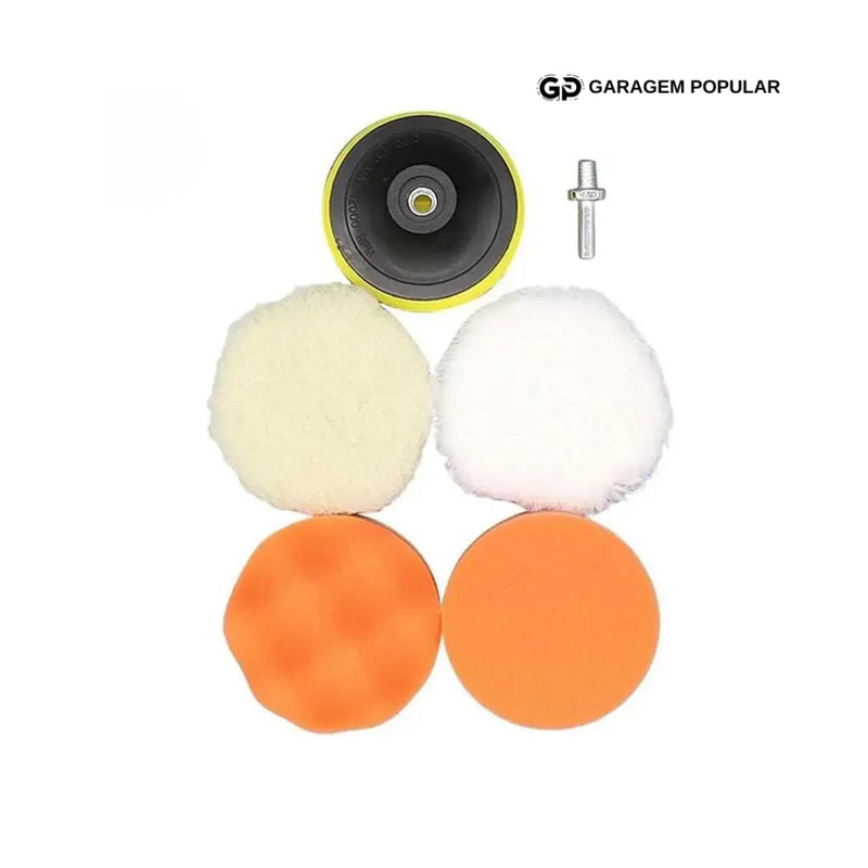 Kit de Discos de Polimento para Carro - Brilho e Proteção