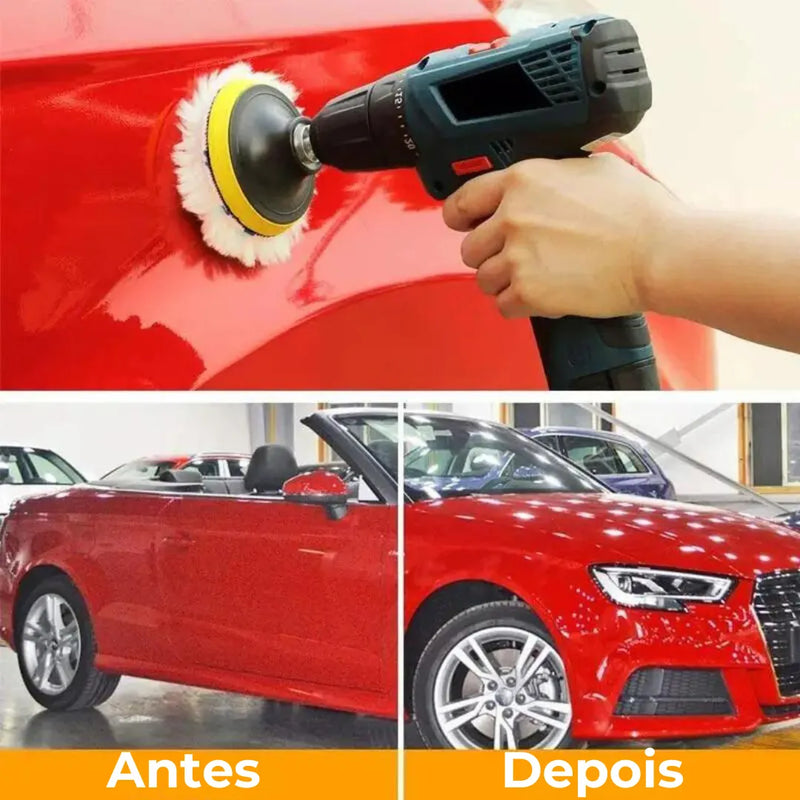Kit de Discos de Polimento para Carro - Brilho e Proteção