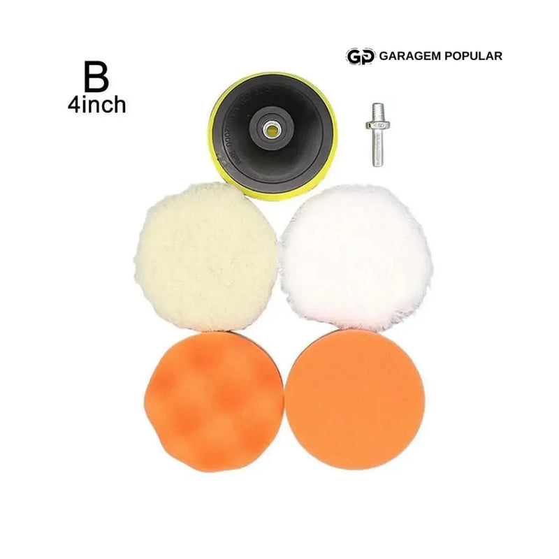Kit de Discos de Polimento para Carro - Brilho e Proteção