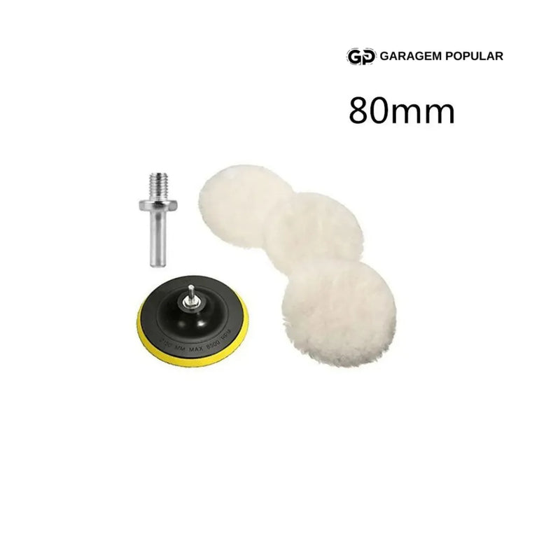 Kit de Discos de Polimento para Carro - Brilho e Proteção