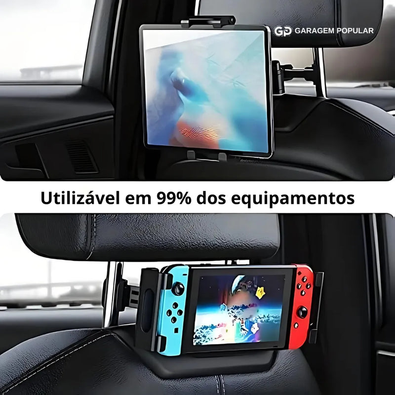 Porta Celular para Encosto de Cabeça Rotativo - Ideal para Viagens